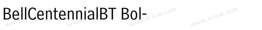 BellCentennialBT Bol字体转换